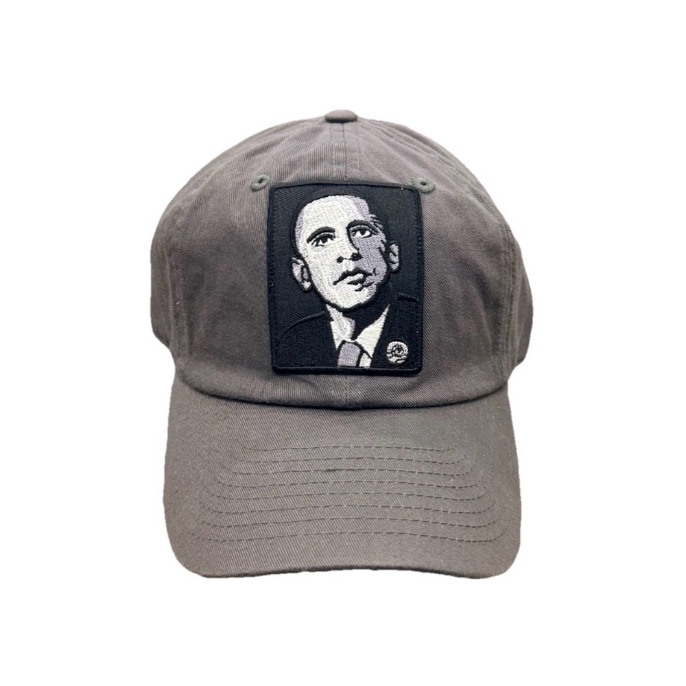 bestir Gray President Obama Dad Hat. Adjustable. Unisex
